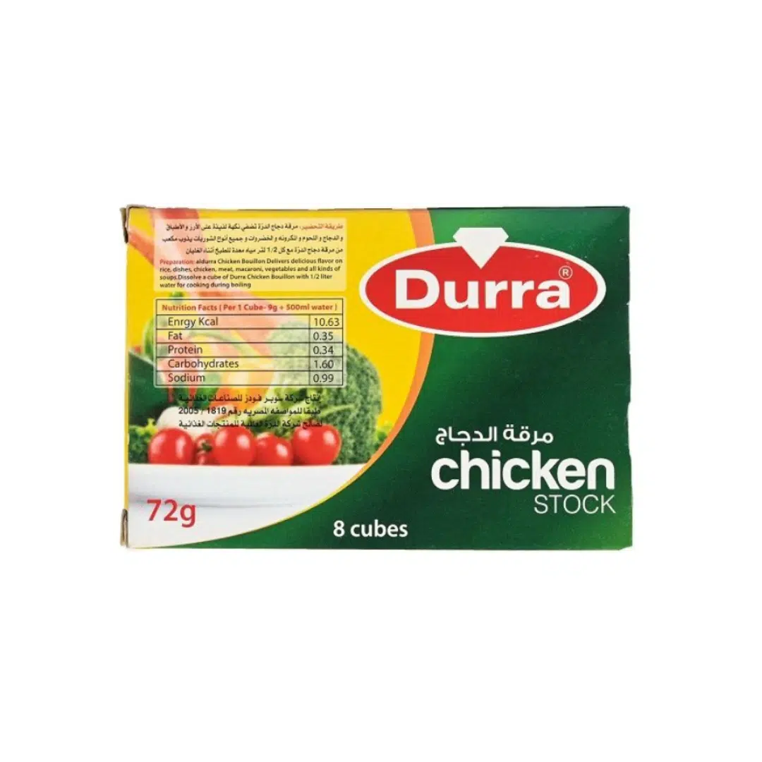 Bouillon de Poulet 72 GR Durra