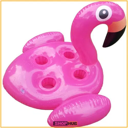 Porte-gobelet gonflable Flamingo