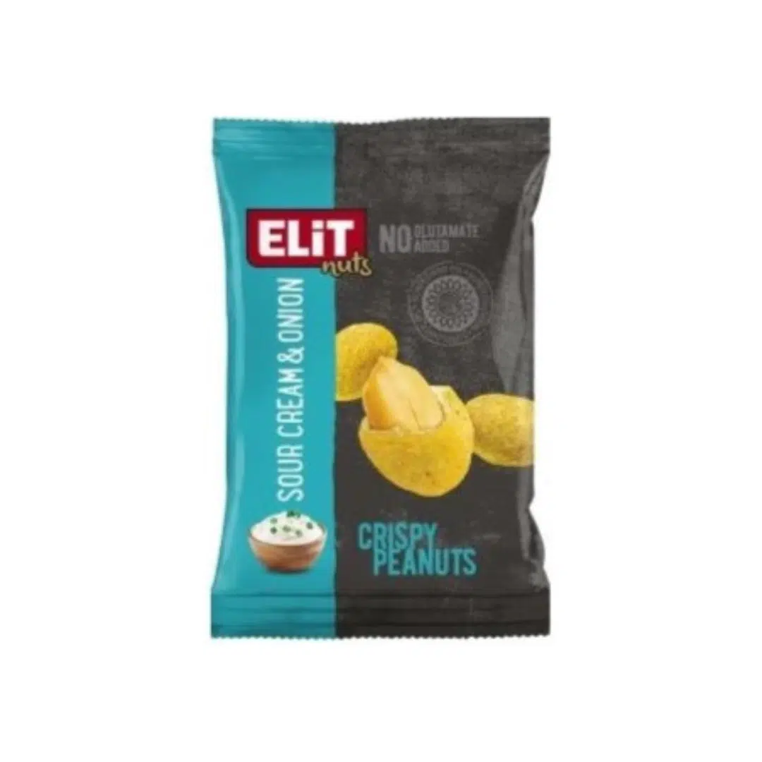 CACAHUETES ENROBEES CREME ET OIGNON ELIT 70 GR