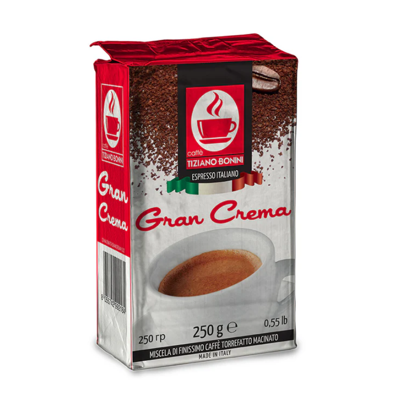 CAFE MOULU 250 GR GRAN CREMA BONINI