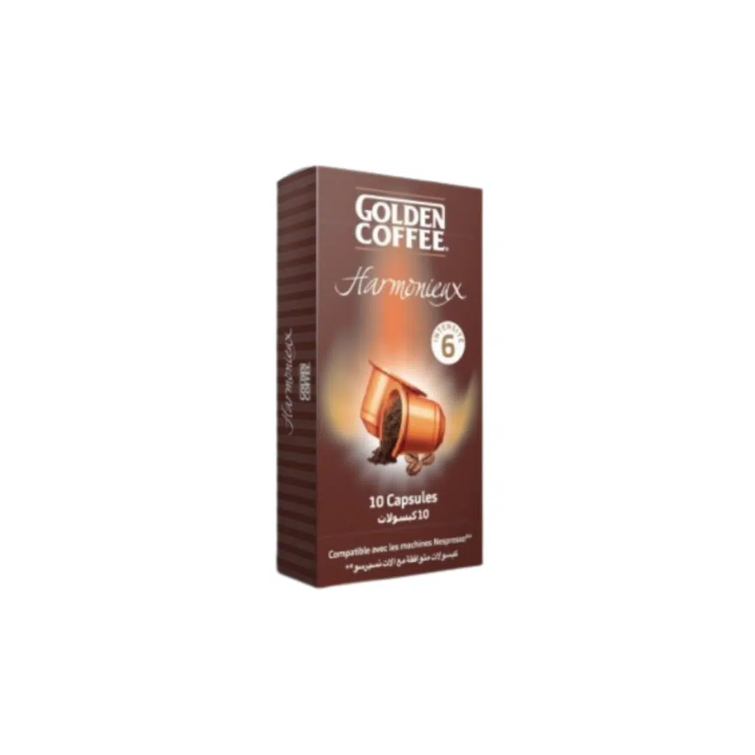 CAPSULE 10 HARMONIEUX GOLDEN COFFE