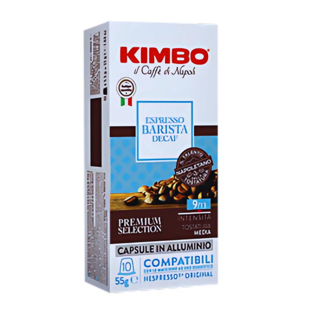 CAPSULE 1*10 COMPATIBLE NESPESSO BARISTA DECAF KIMBO