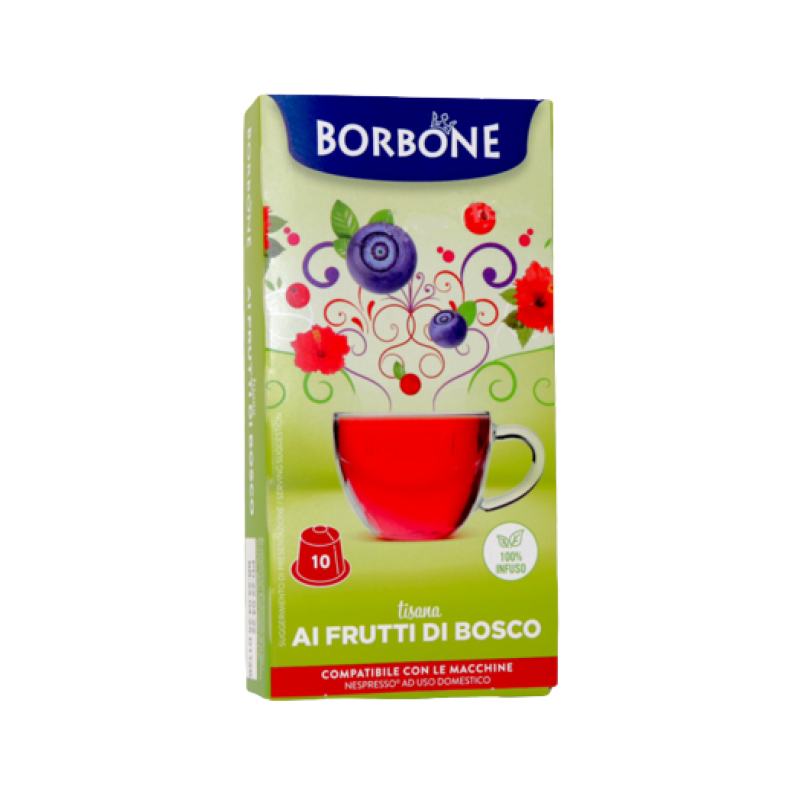 CAPSULE 1*10 AI FRUTTI DI BOSCO BORBONE