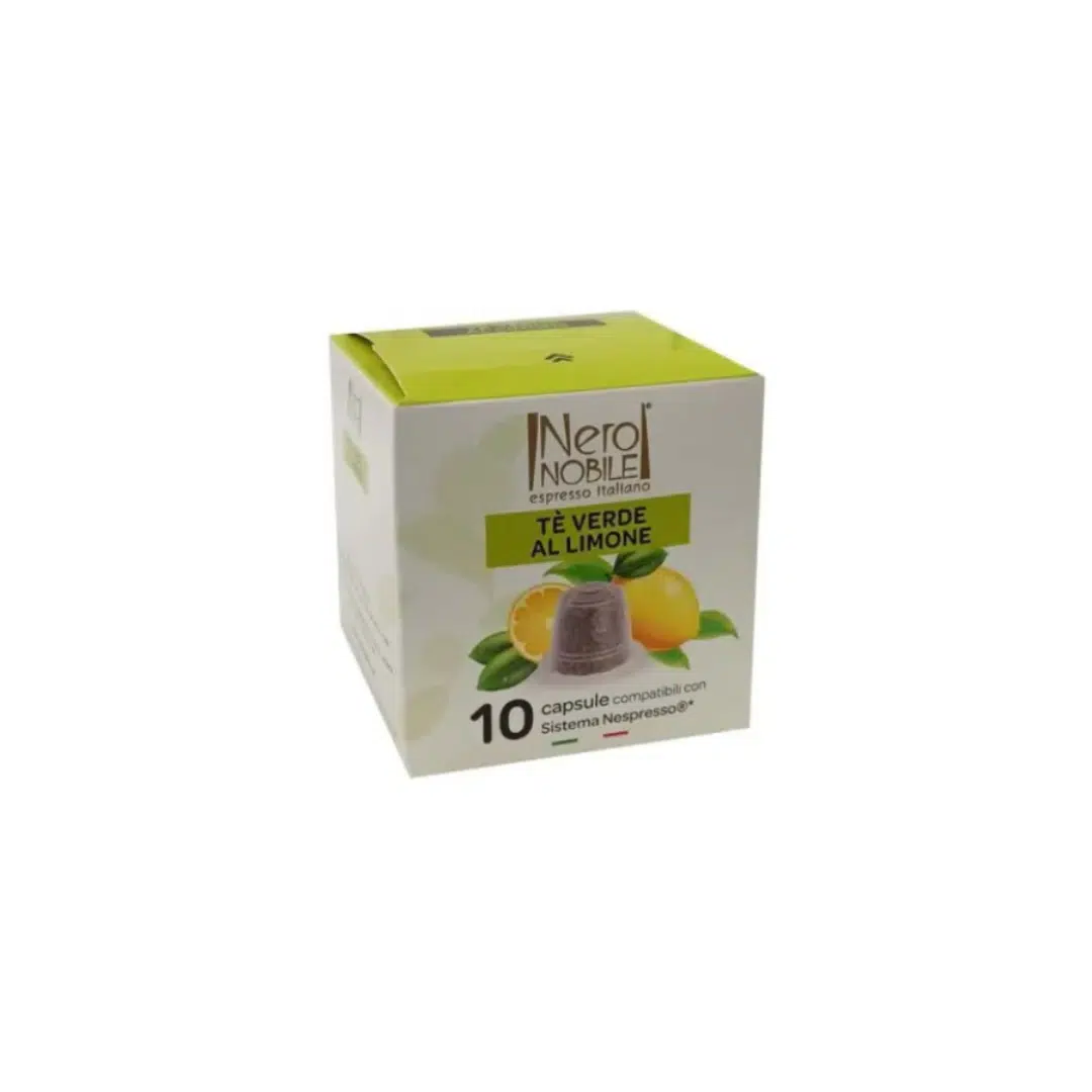 CAPSULE THE VERT AU CITRON DE 10 NERO NOBLE