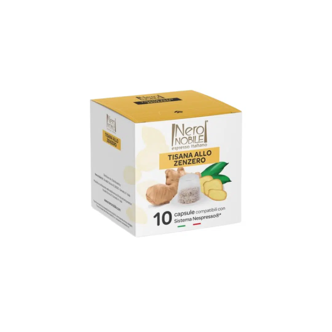 CAPSULE TISANE GINGEMBRE DE 10 NERO NOBLE