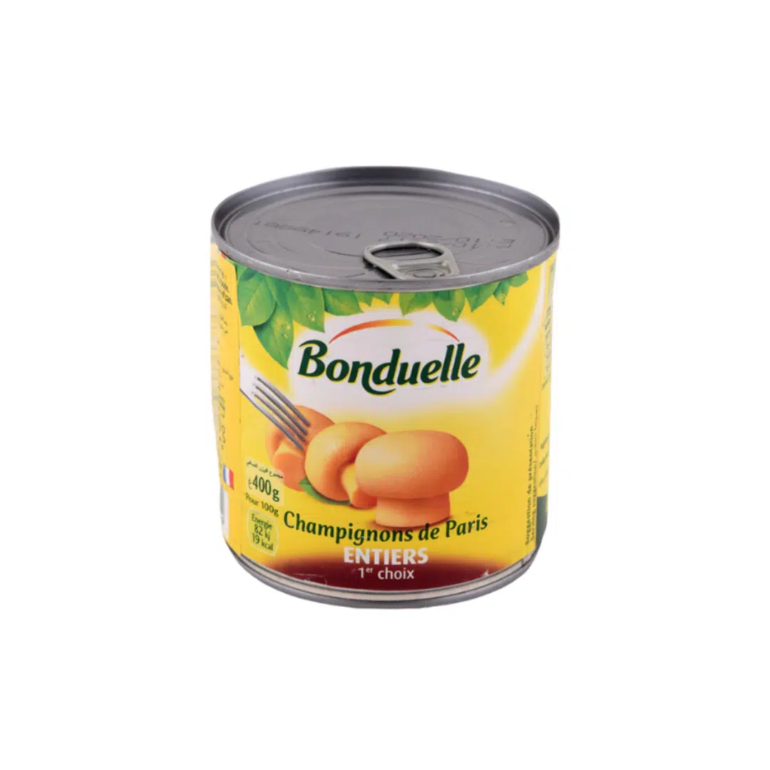 CHAMPIGNONS DE PARIS ENTIERS 400 GR BONDUELLE