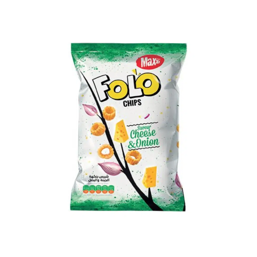 CHIPS CHEESE OIGNON 40 GR FOLO