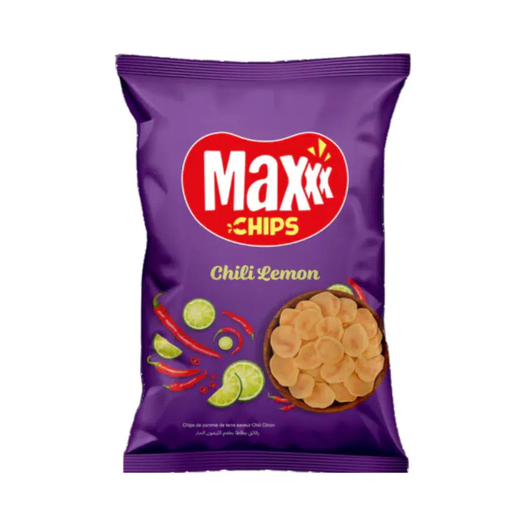 CHIPS CHILI LEMON 65 GR MAXXX