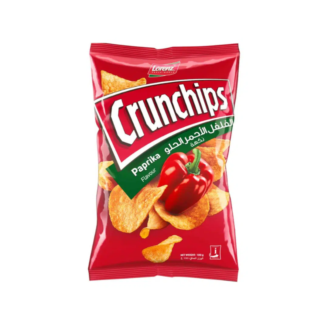CHIPS CRUNCHIPS PAPRIKA 100GR