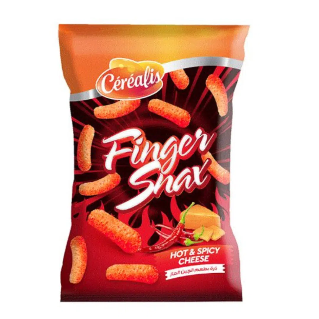 CHIPS FINGER SNAX HOT&SPICY 70G