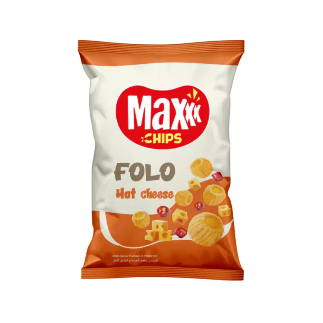 CHIPS HOT CHEESE 40 GR FOLO MAXXX