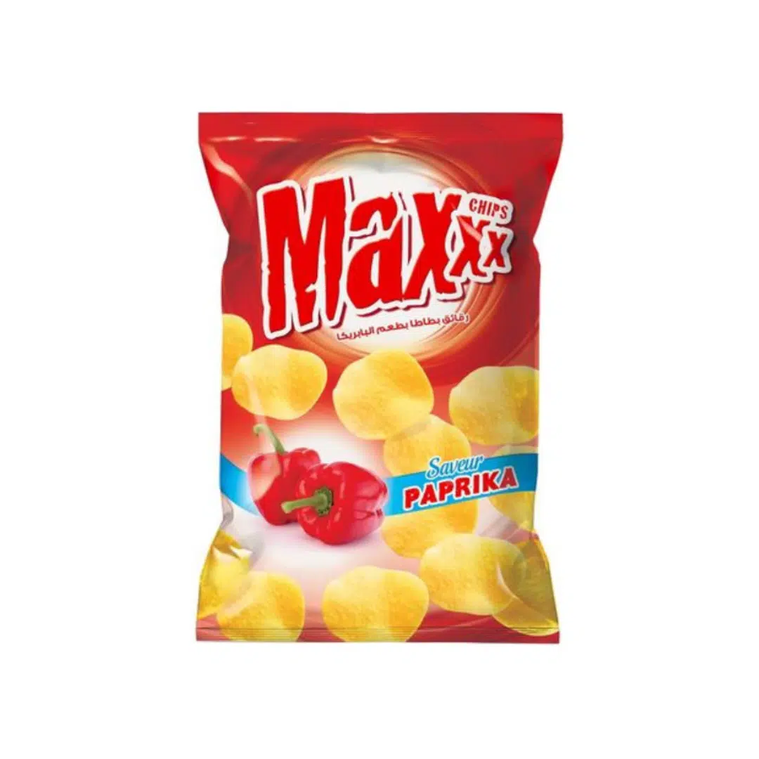 CHIPS PAPRIKA 65 GR MAXXX