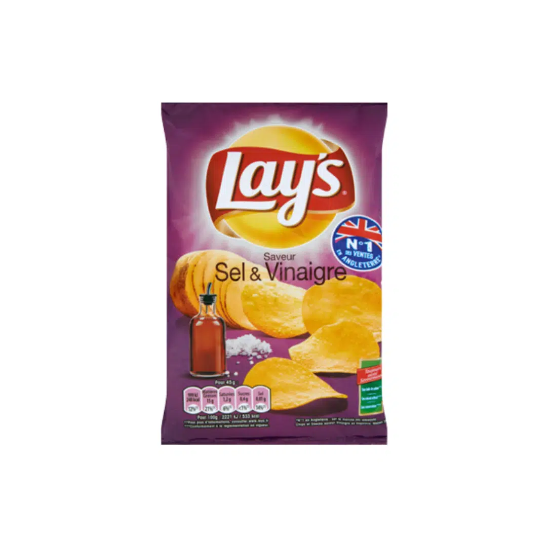 CHIPS SEL ET VINAIGRE 21 GR LAY'S