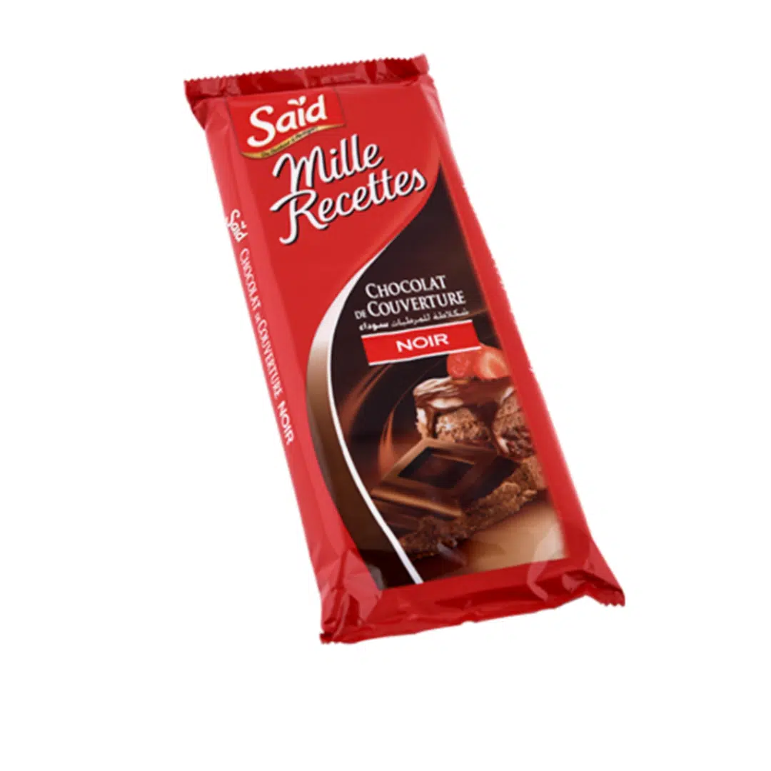CHOCOLAT DE COUVERTURE NOIR 500 GR SAID