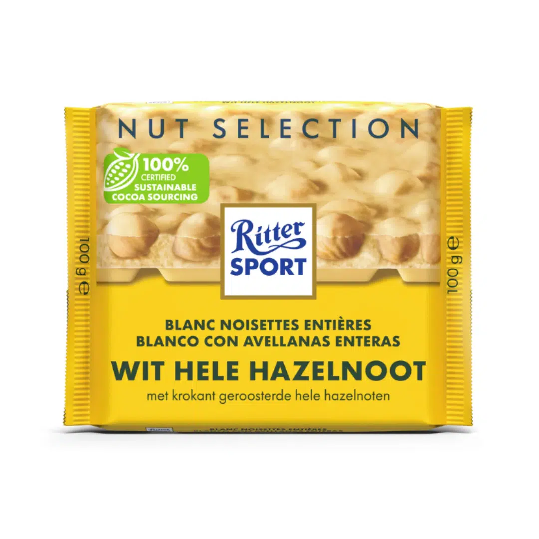 CHOCOLAT RITTER BLAN NOISETTE 100GR