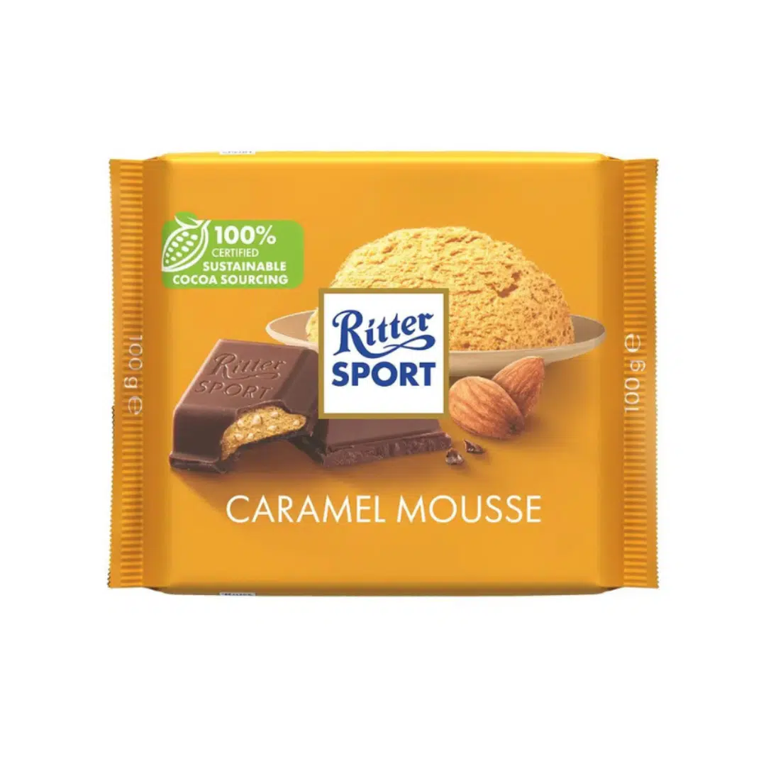 CHOCOLAT RITTER CARAMEL MOUSE 100GR