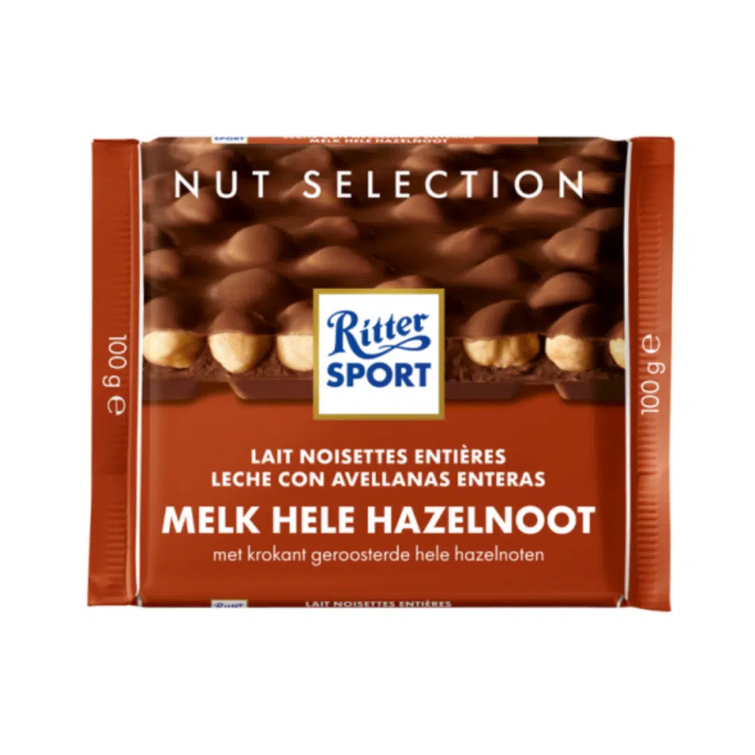 CHOCOLAT RITTER LAIT NOISETTE 100GR