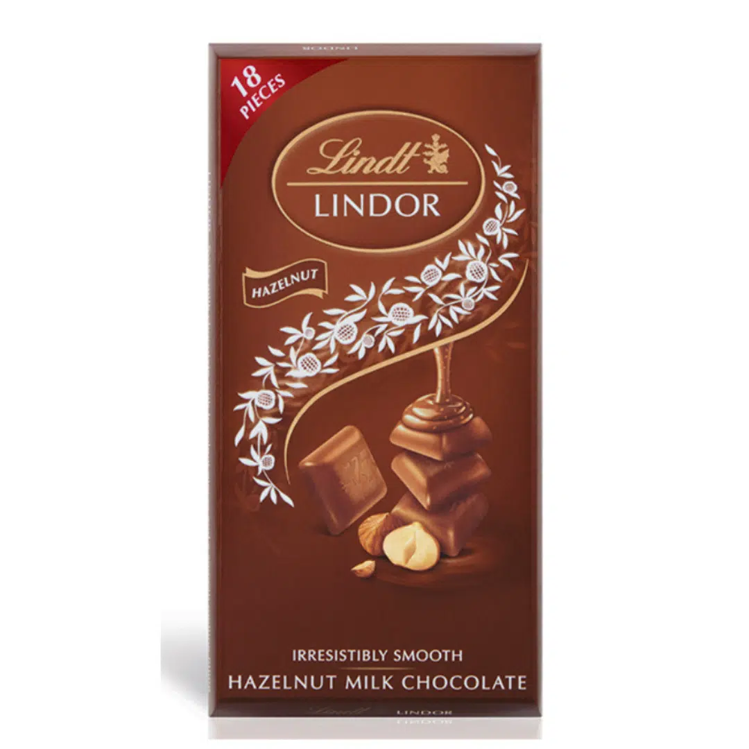 CHOCOLAT SINGLE HAZELNUT 100 G LINDOR
