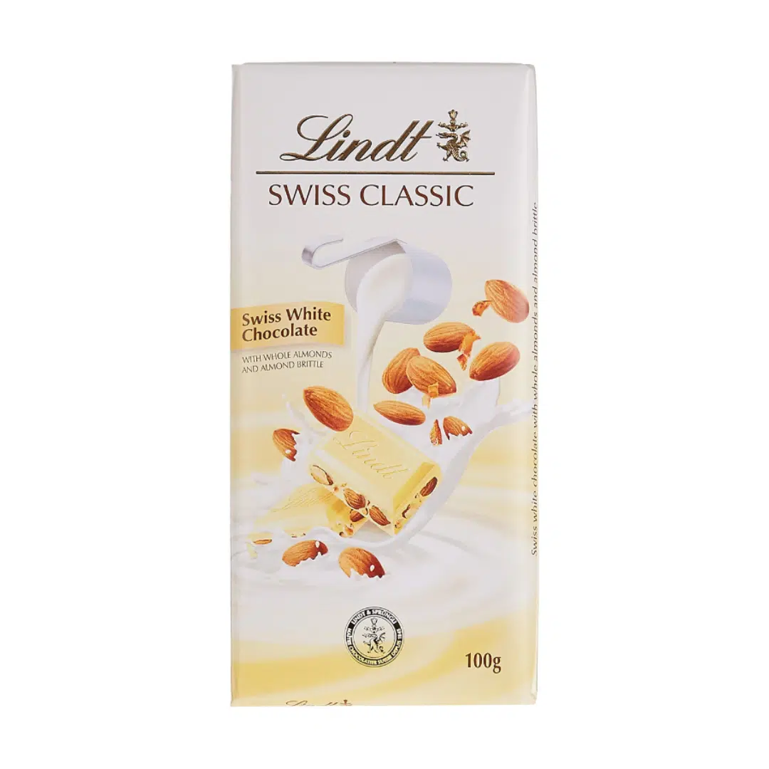 CHOCOLAT WHITE ALMOND NOUGAT 100GR
