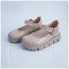 Chaussures Derbies Fille – Modèle Élégance (Rose, Noir, Beige) (P24-P35)