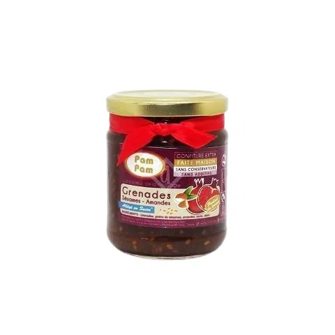 CONFITURE DE GRENADE AUX AMANDE POT