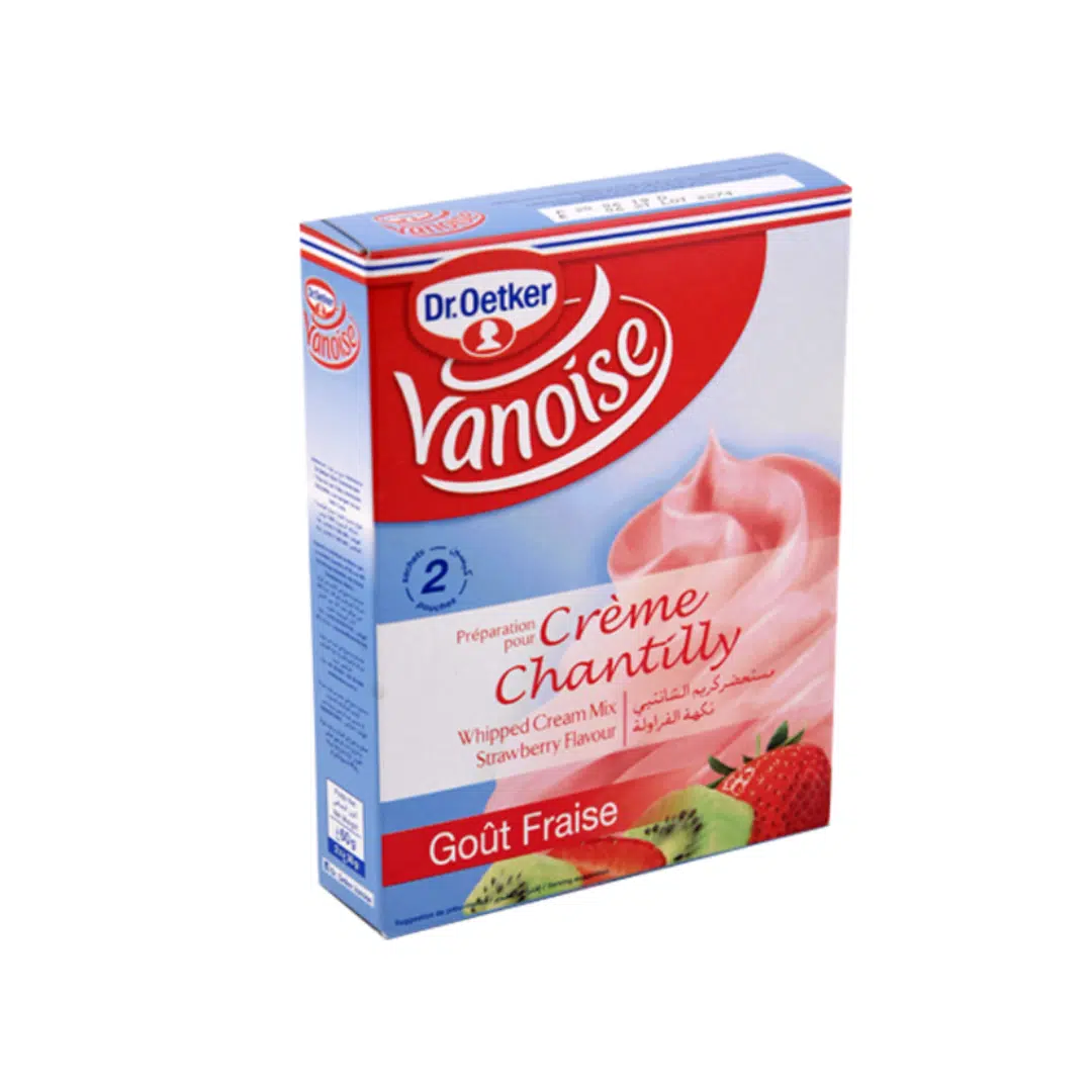 CREME CHANTILLY FRAISE 64 GR VANOISE