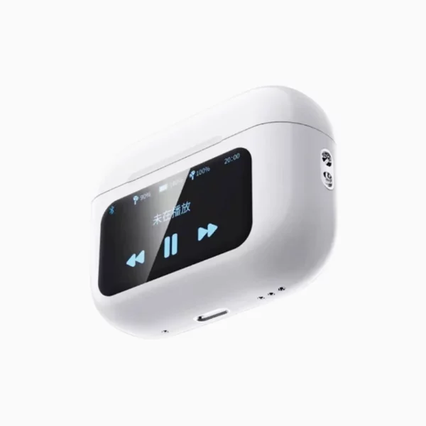 Ecouteur Bluetooth avec Ecran tactile-Blanc