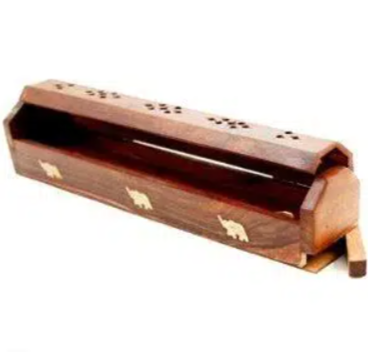 Encensoir à charbon Bois مبخرة - Boite Porte encens en bois