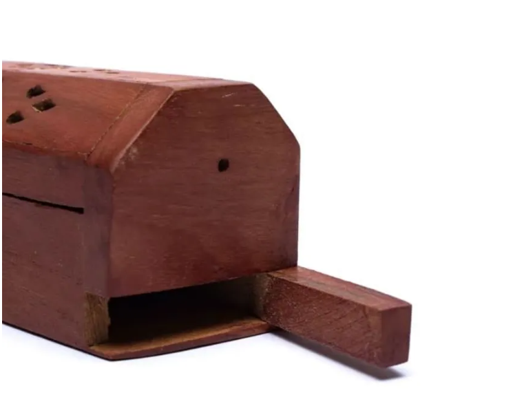 Encensoir à charbon Bois مبخرة - Boite Porte encens en bois