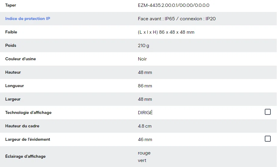 COMPTEUR HORAIRE 24V  48x 48mm