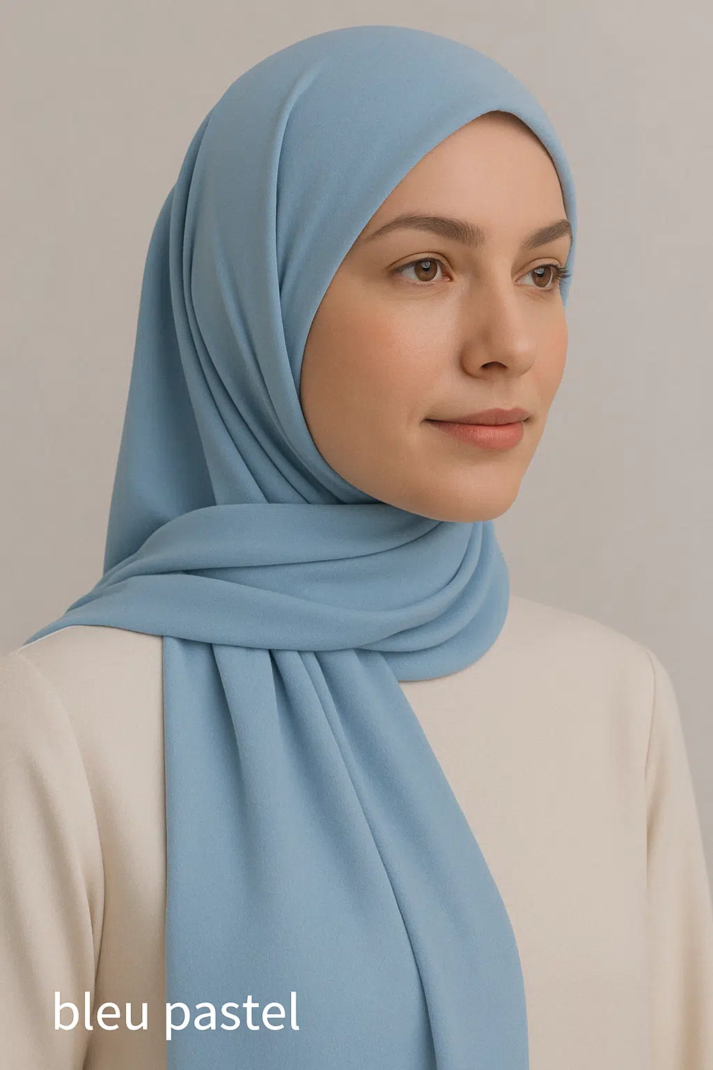 فُولَارات قطنية بدرجات الأزرق