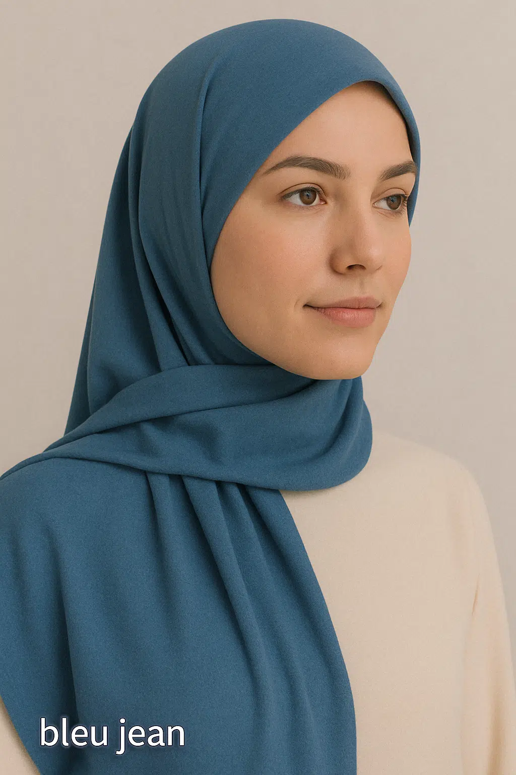 فُولَارات قطنية بدرجات الأزرق