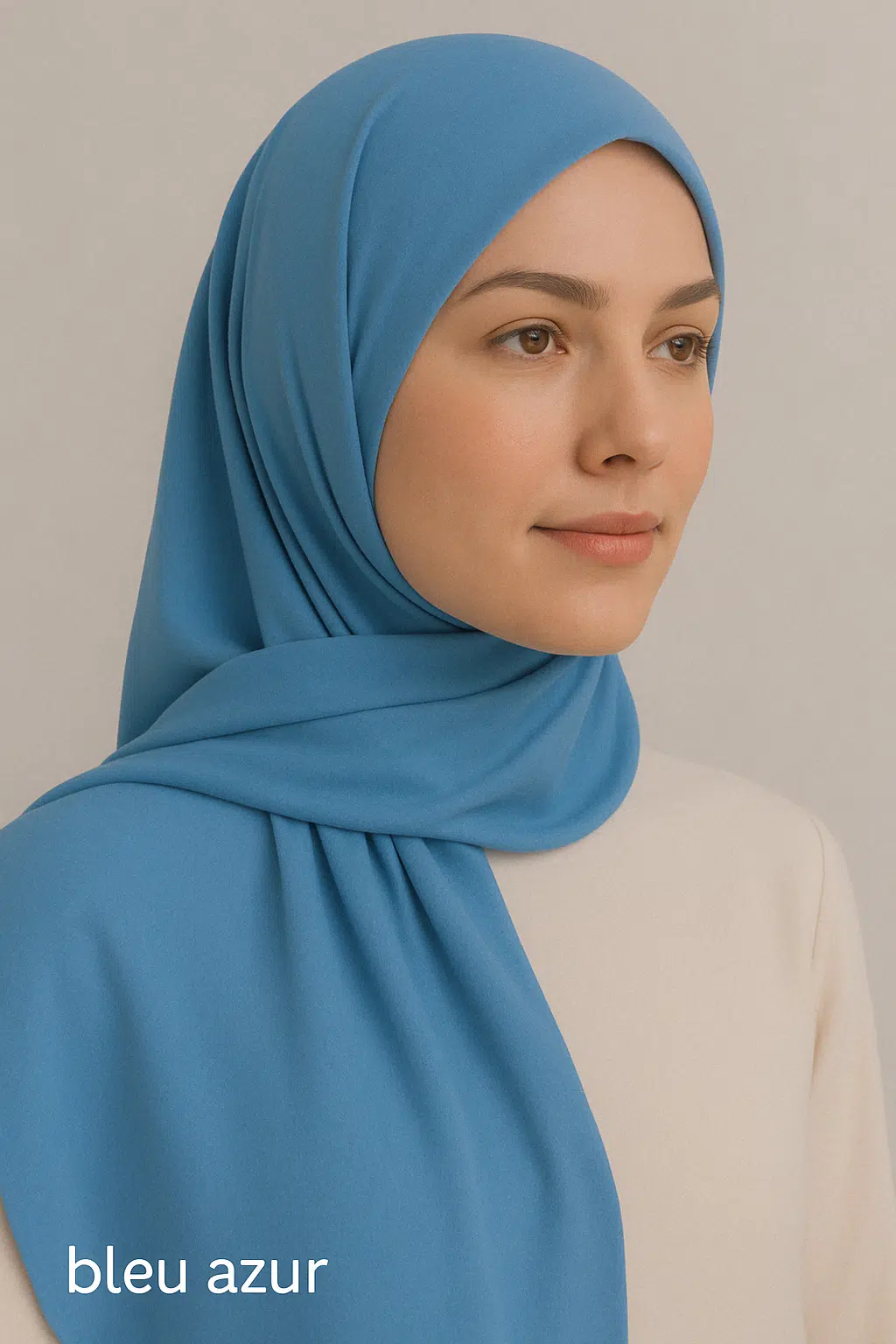 فُولَارات قطنية بدرجات الأزرق