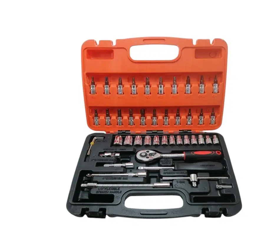 Coffret cliquet douille 46 pieces