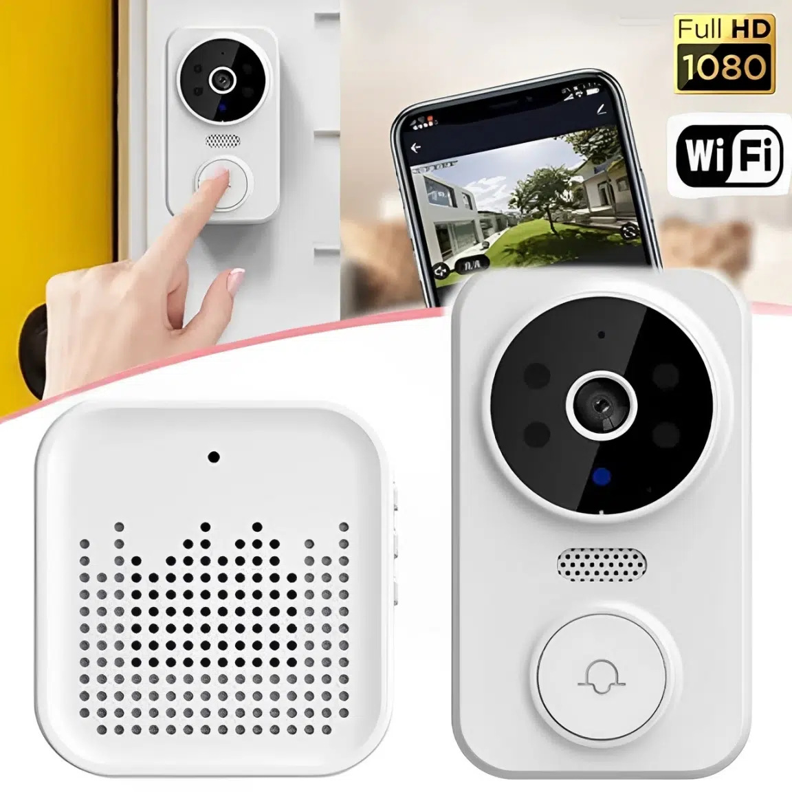 Sonnette HD WiFi جرس باب لاسلكي بكاميرا