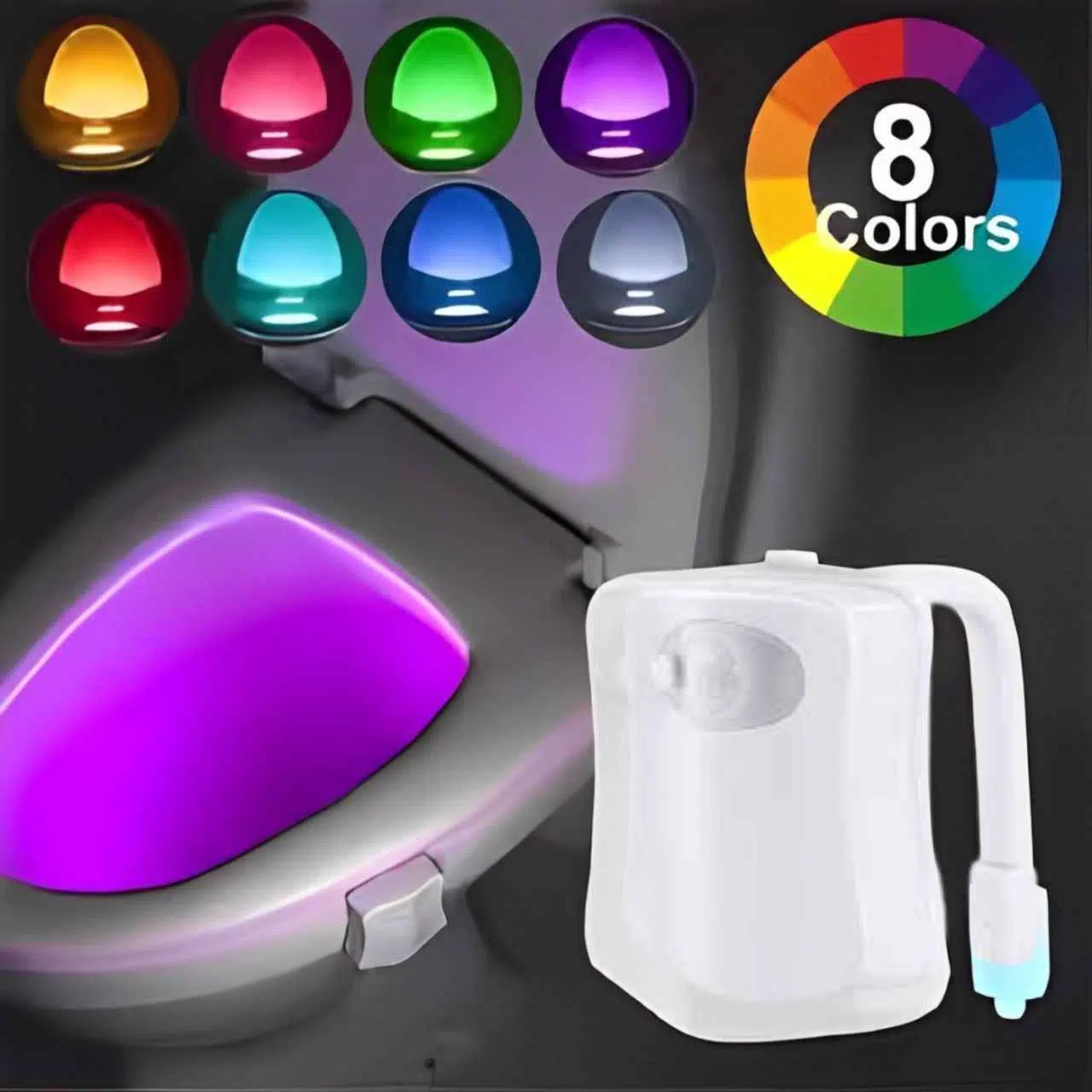 Eclairage LED pour WC |ضوء  ليلي بتقنية استشعار الحركة