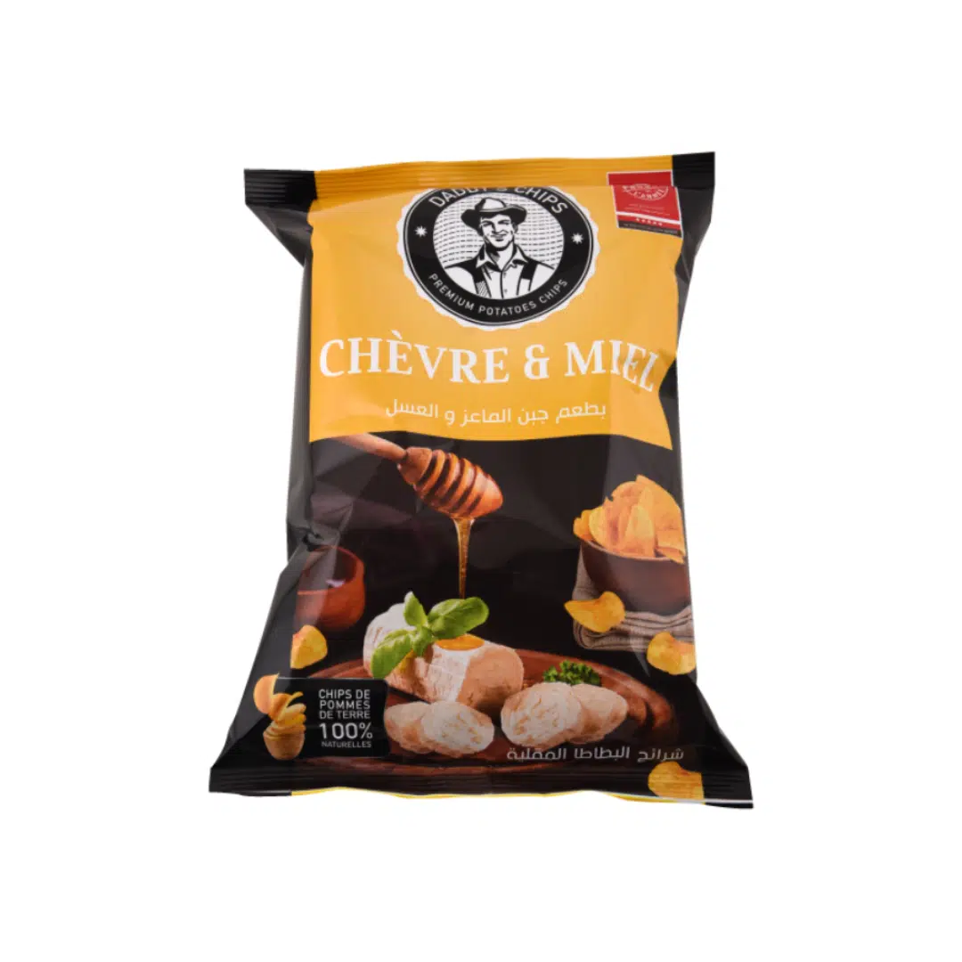 DADDY'S CHIPS CHEVRE ET MIEL 70 GR