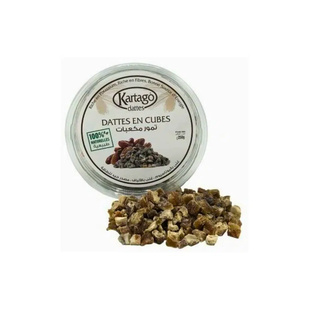 DATTE EN CUBE 250 GR KARTAGO