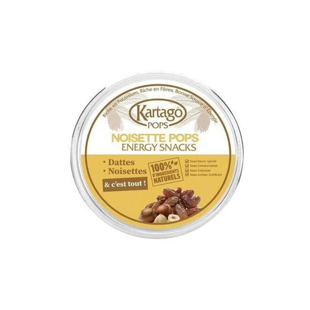 DATTE NOISETTE POPS 250 GR KARTAGO