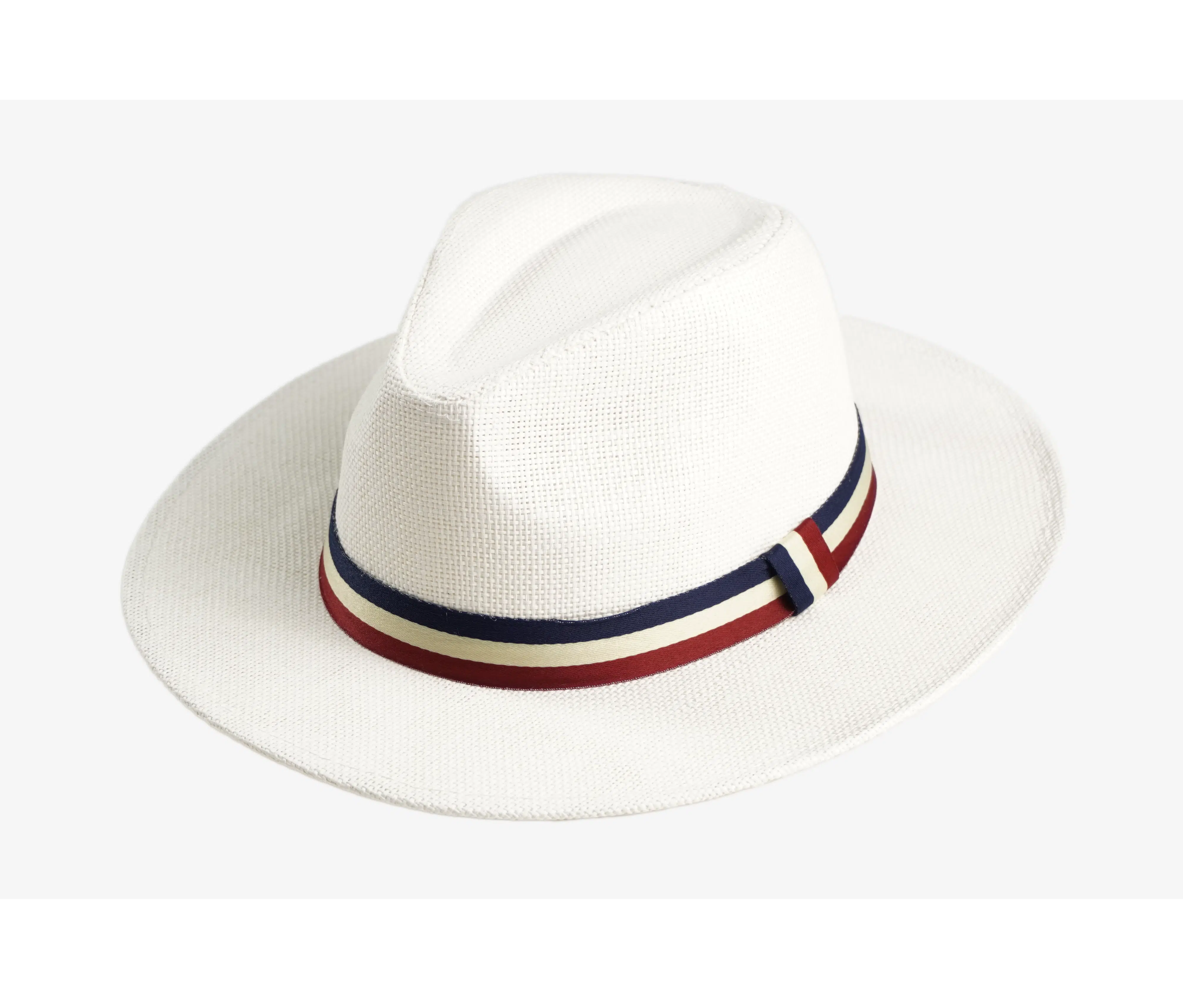 Chapeau Deauville Tricolore blanc
