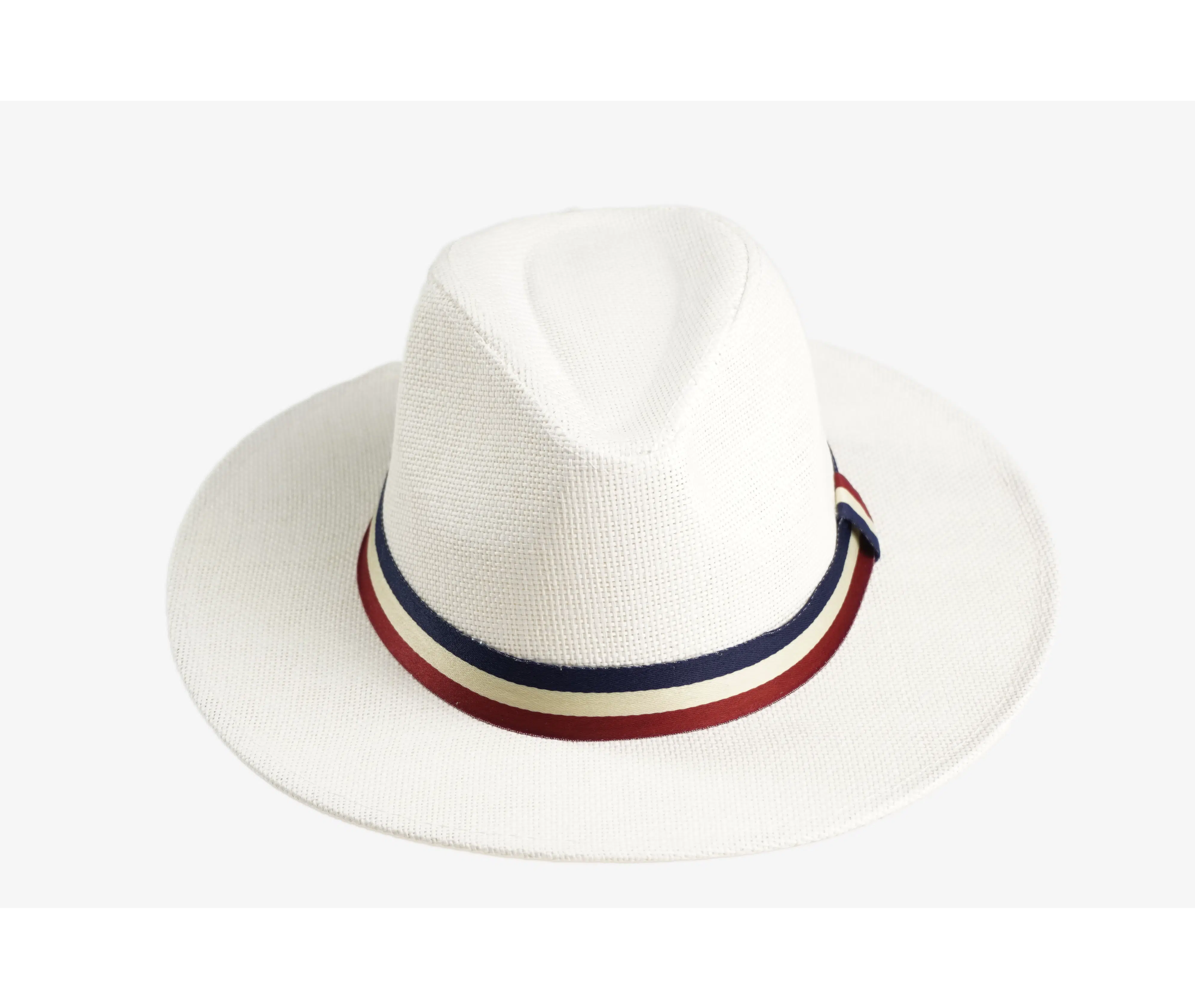 Chapeau Deauville Tricolore blanc