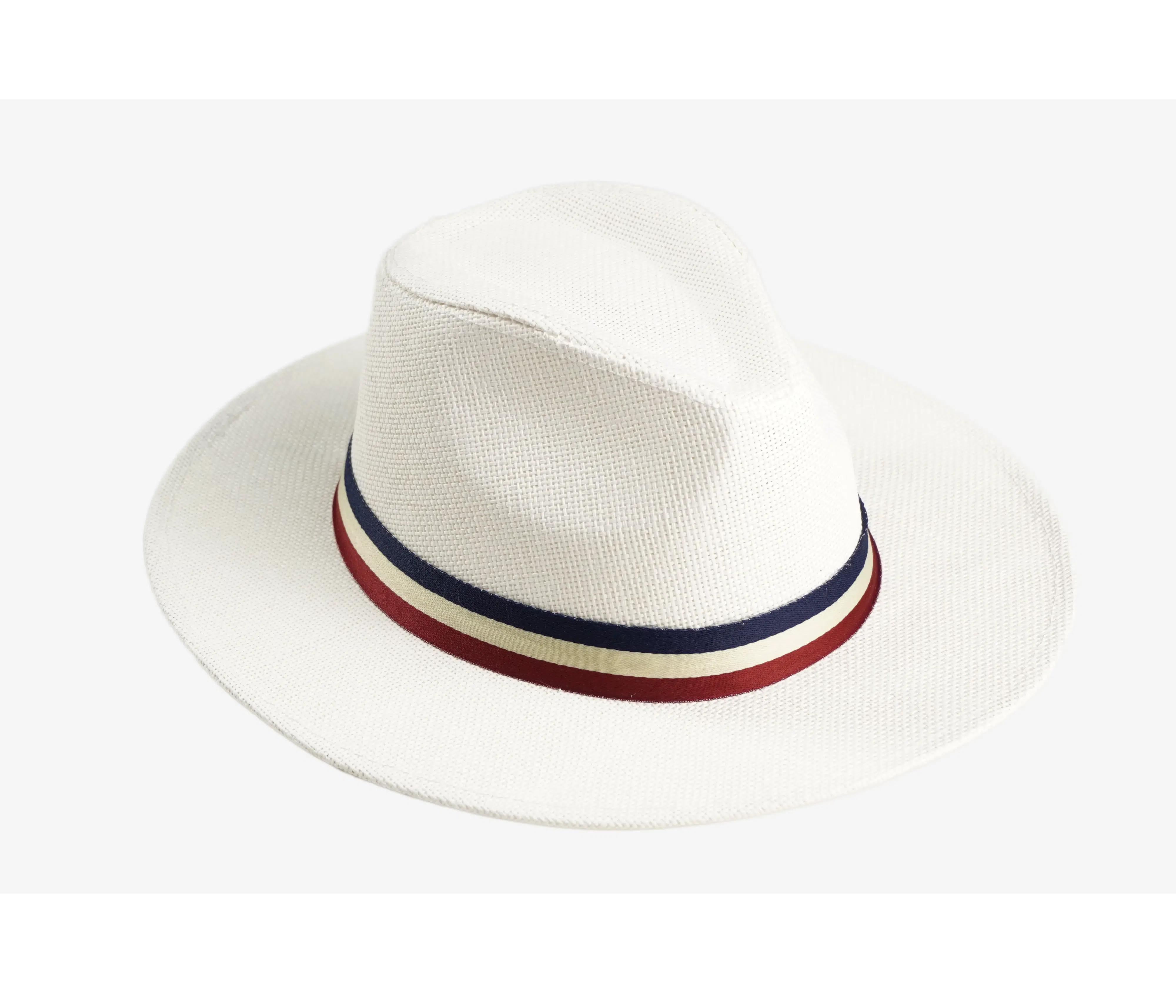 Chapeau Deauville Tricolore blanc