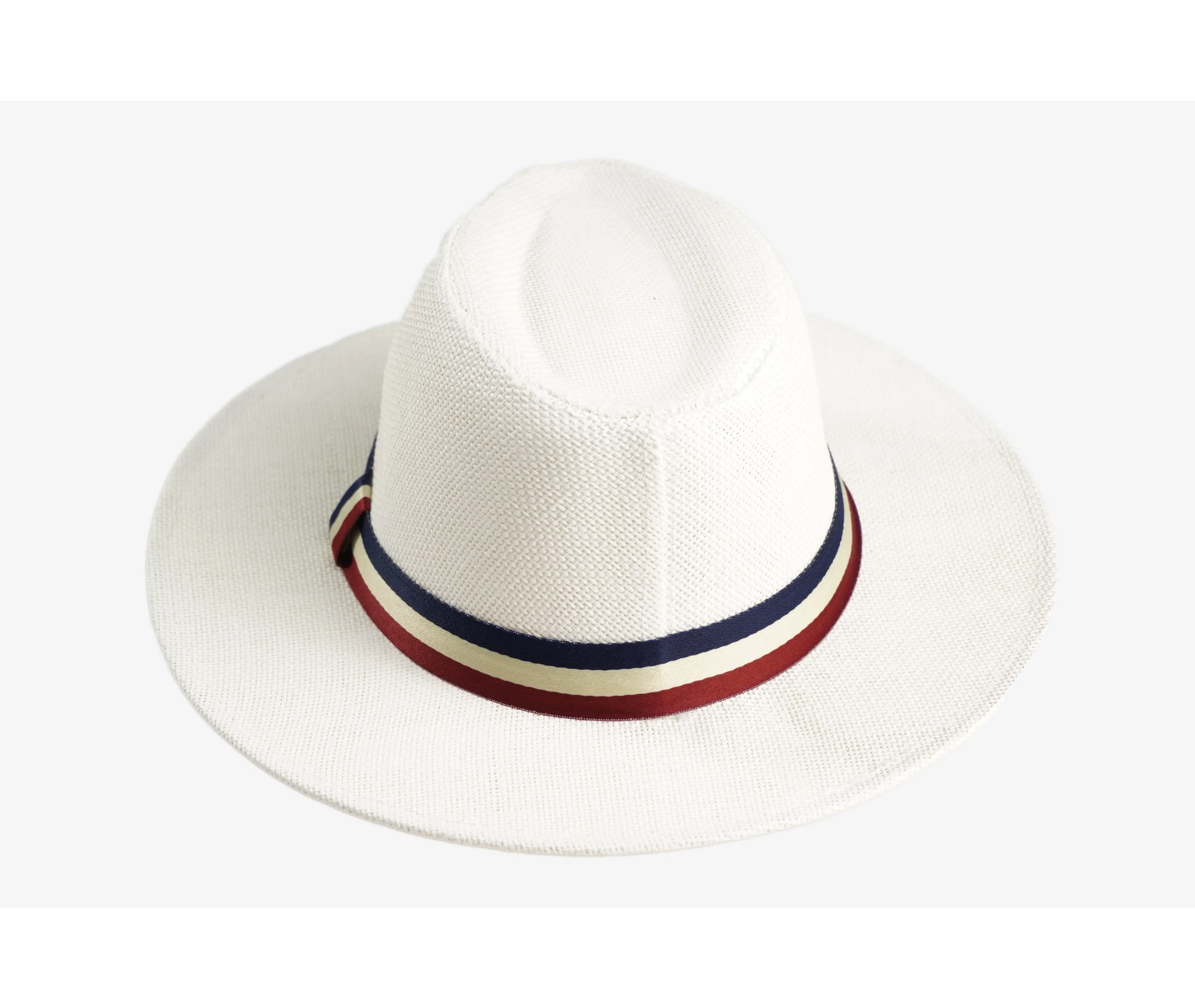 Chapeau Deauville Tricolore blanc