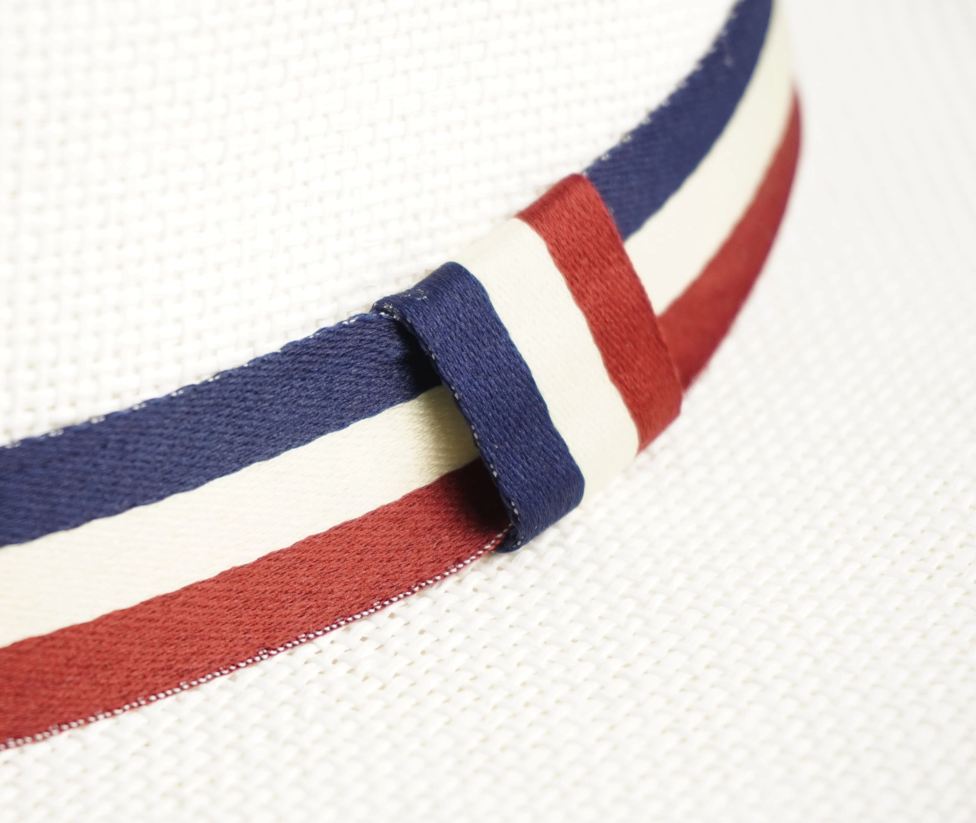Chapeau Deauville Tricolore blanc