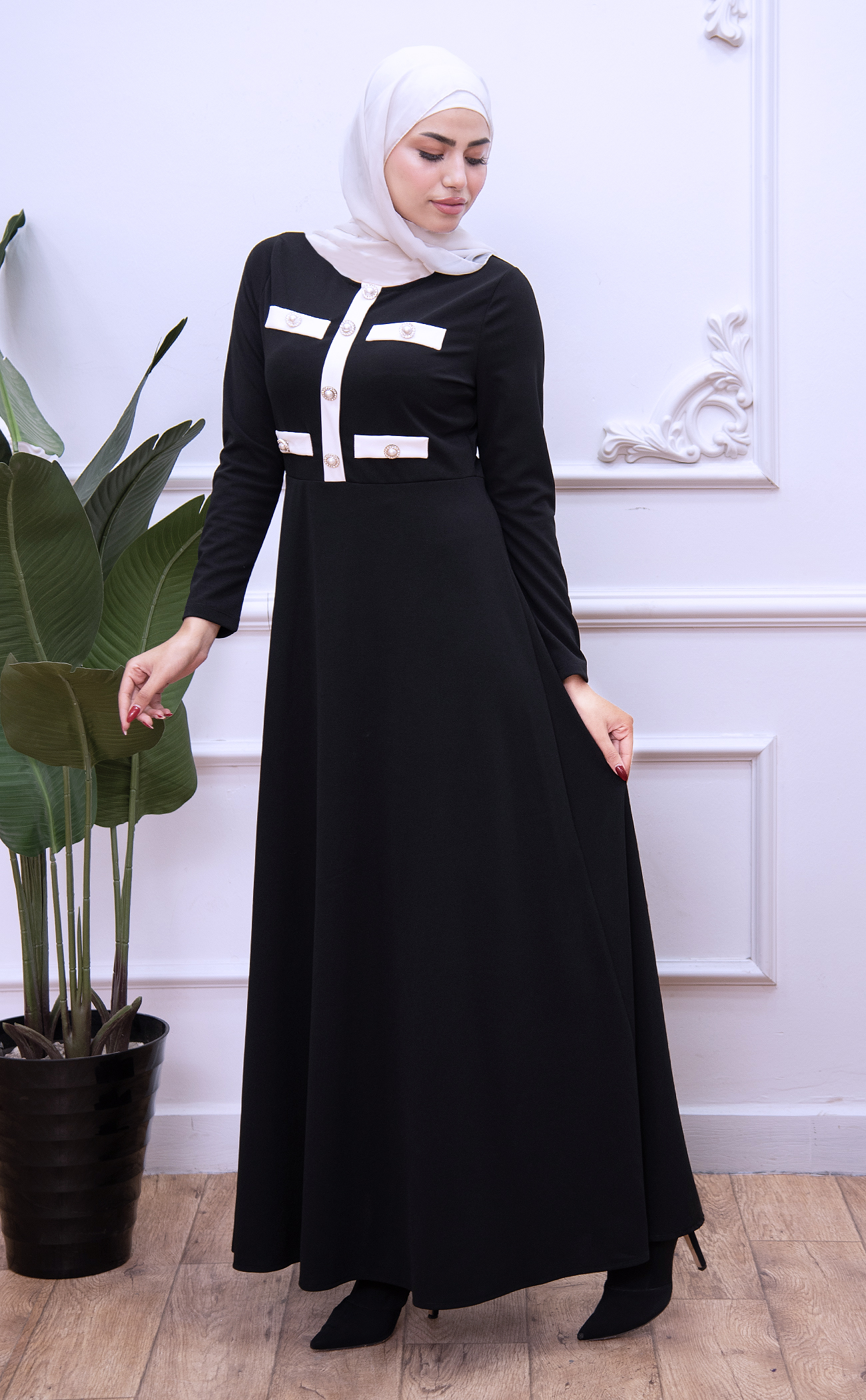Robe Amira  Voilée