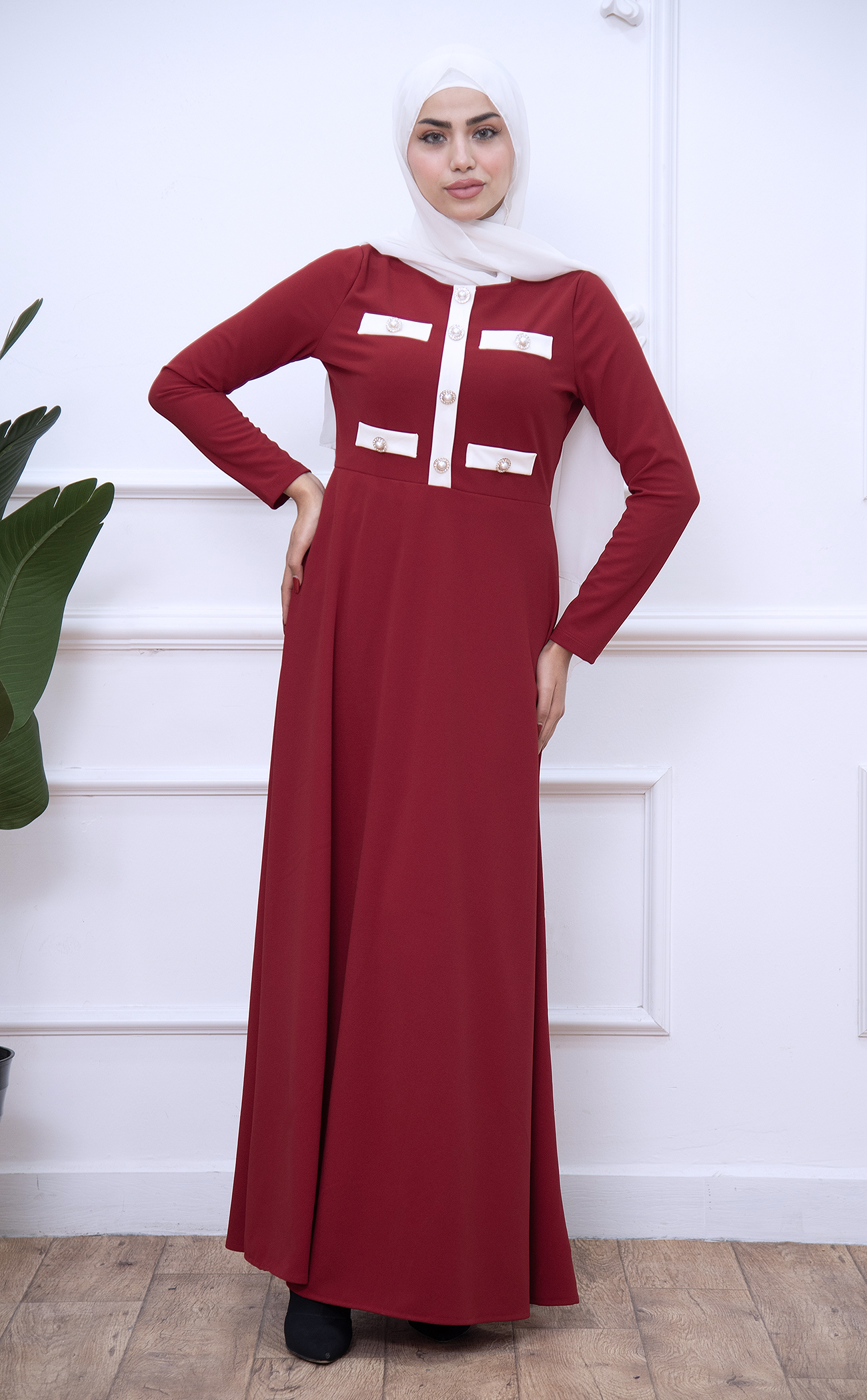 Robe Amira  Voilée
