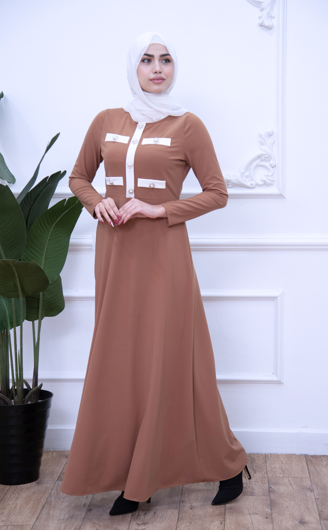 Robe Amira  Voilée