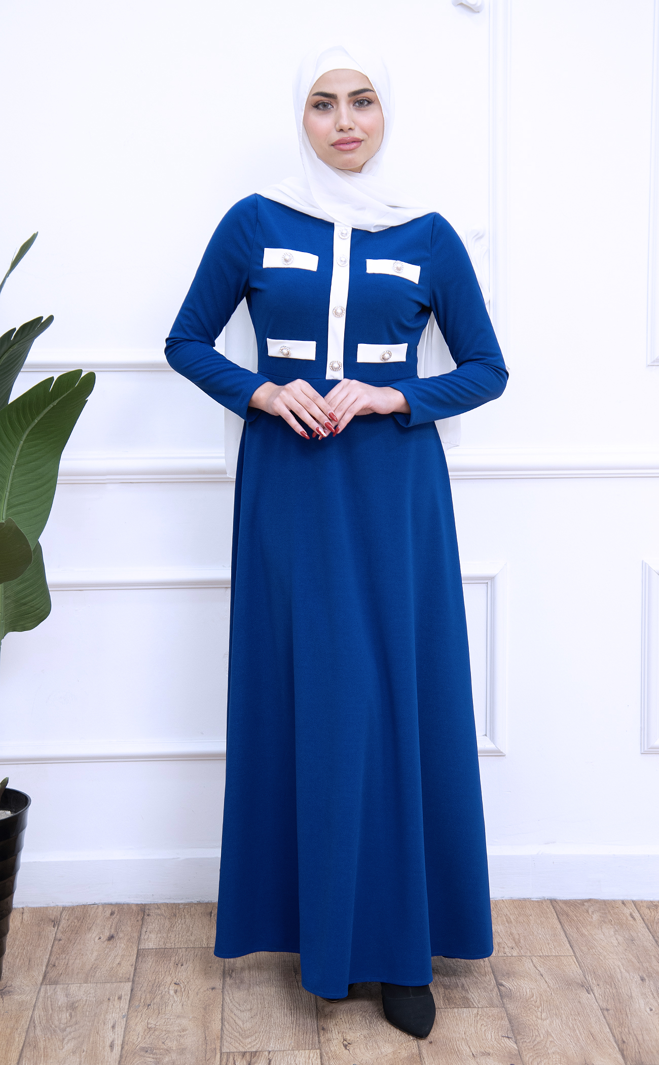 Robe Amira  Voilée