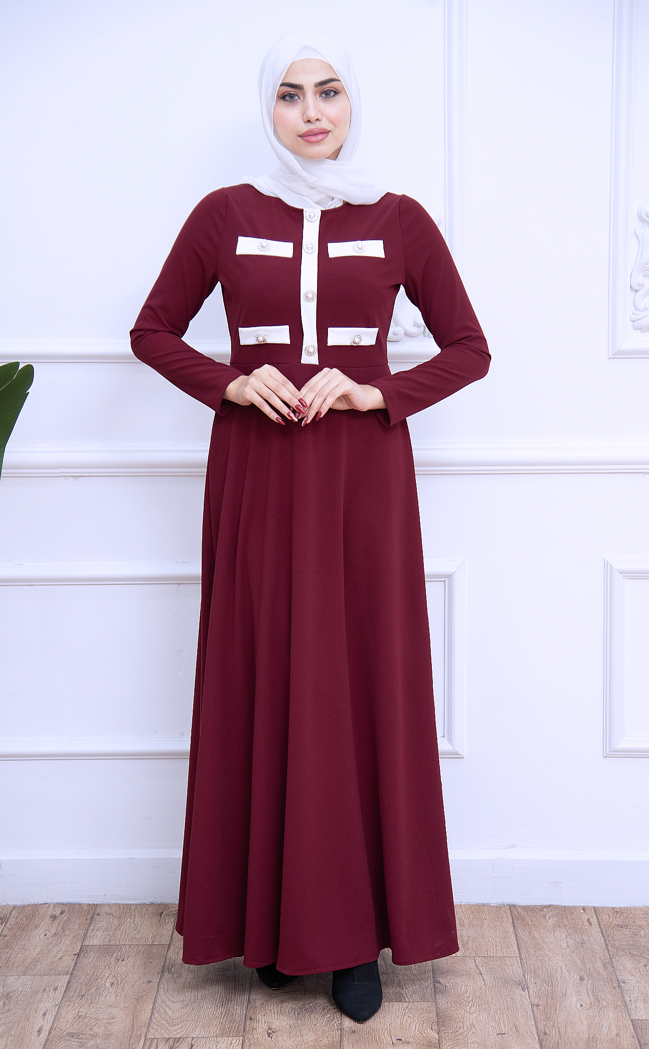 Robe Amira  Voilée