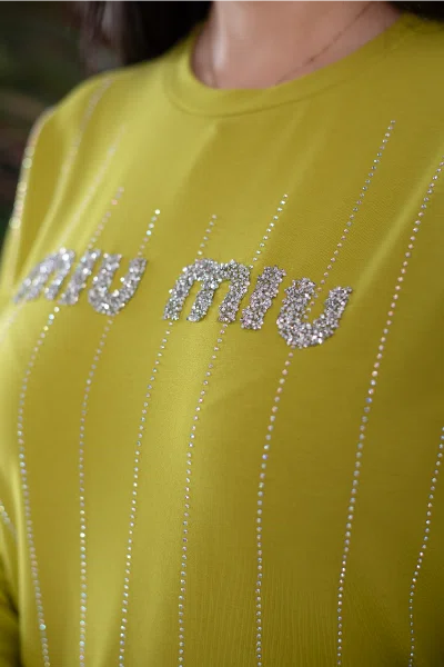 Pull Miu Miu Diamond Voilée